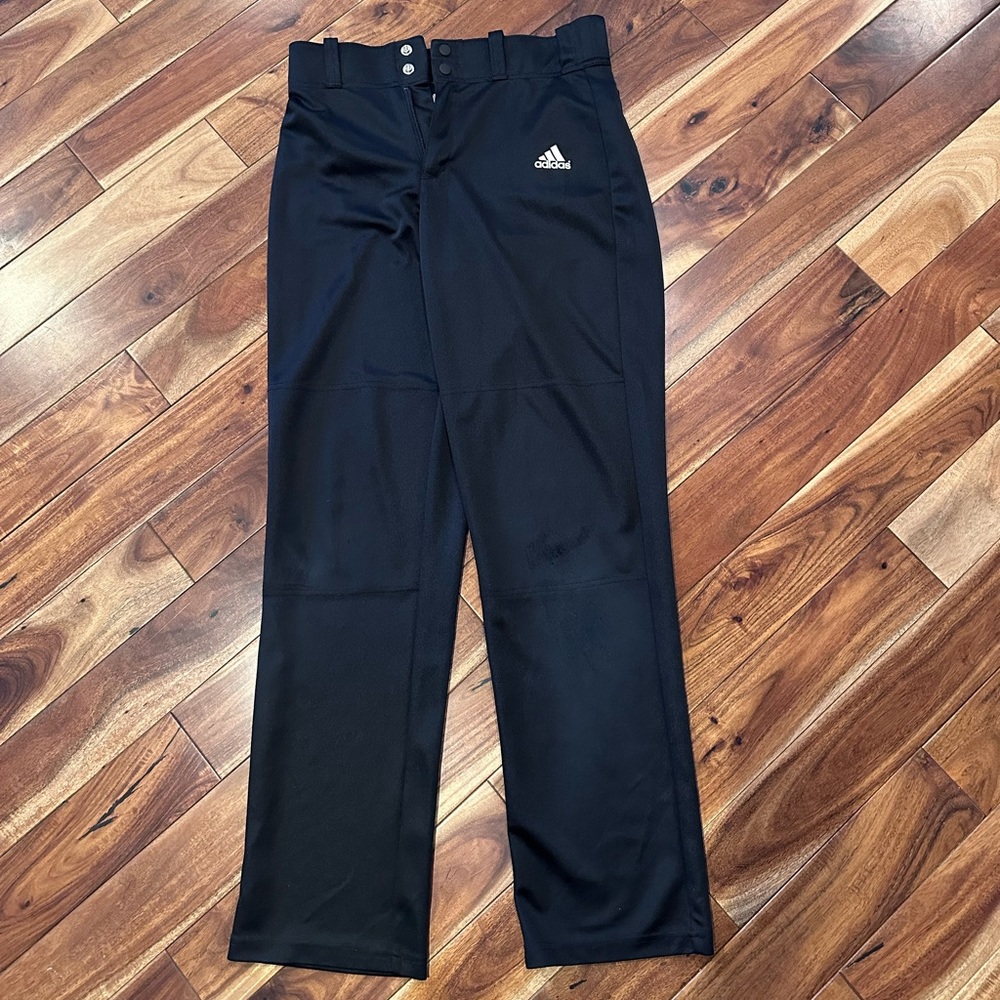 Adidas men’s small black baseball pants